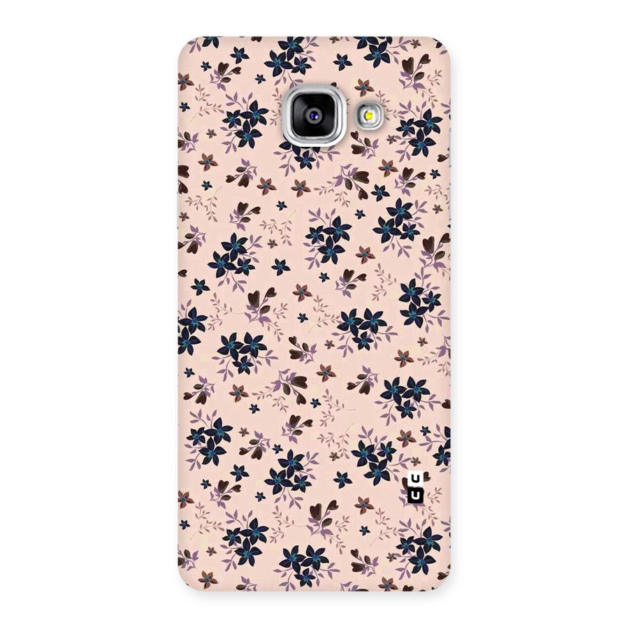 Blue Peach Floral Back Case for Galaxy A5 2016