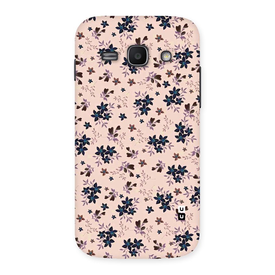 Blue Peach Floral Back Case for Galaxy Ace 3