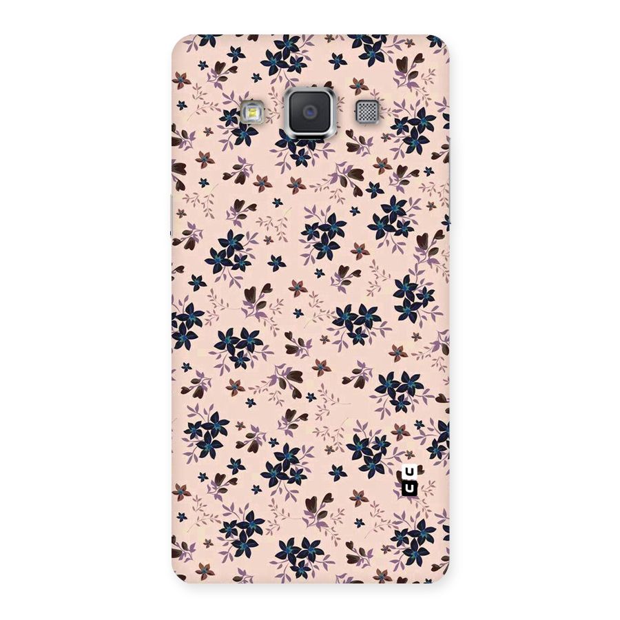 Blue Peach Floral Back Case for Galaxy Grand 3