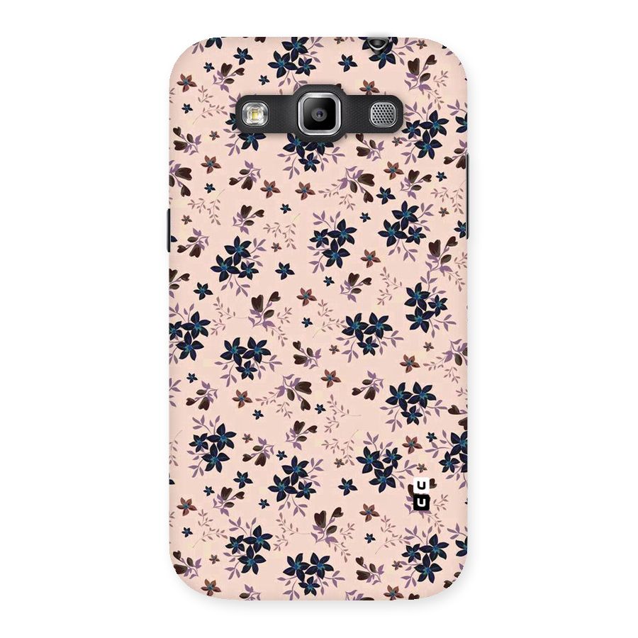 Blue Peach Floral Back Case for Galaxy Grand Quattro