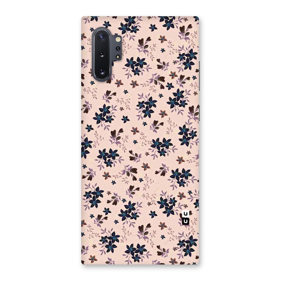 Blue Peach Floral Back Case for Galaxy Note 10 Plus