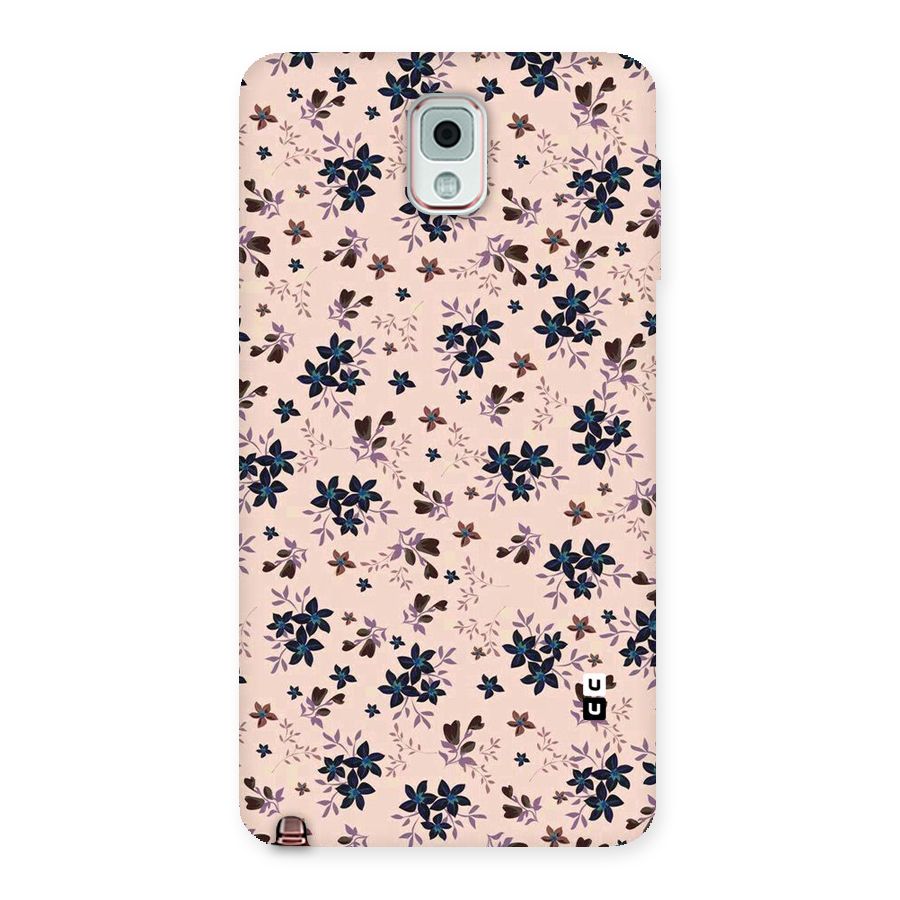 Blue Peach Floral Back Case for Galaxy Note 3