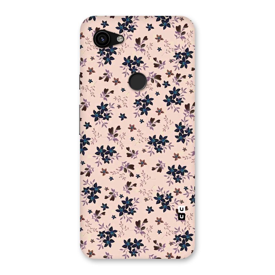 Blue Peach Floral Back Case for Google Pixel 3a XL