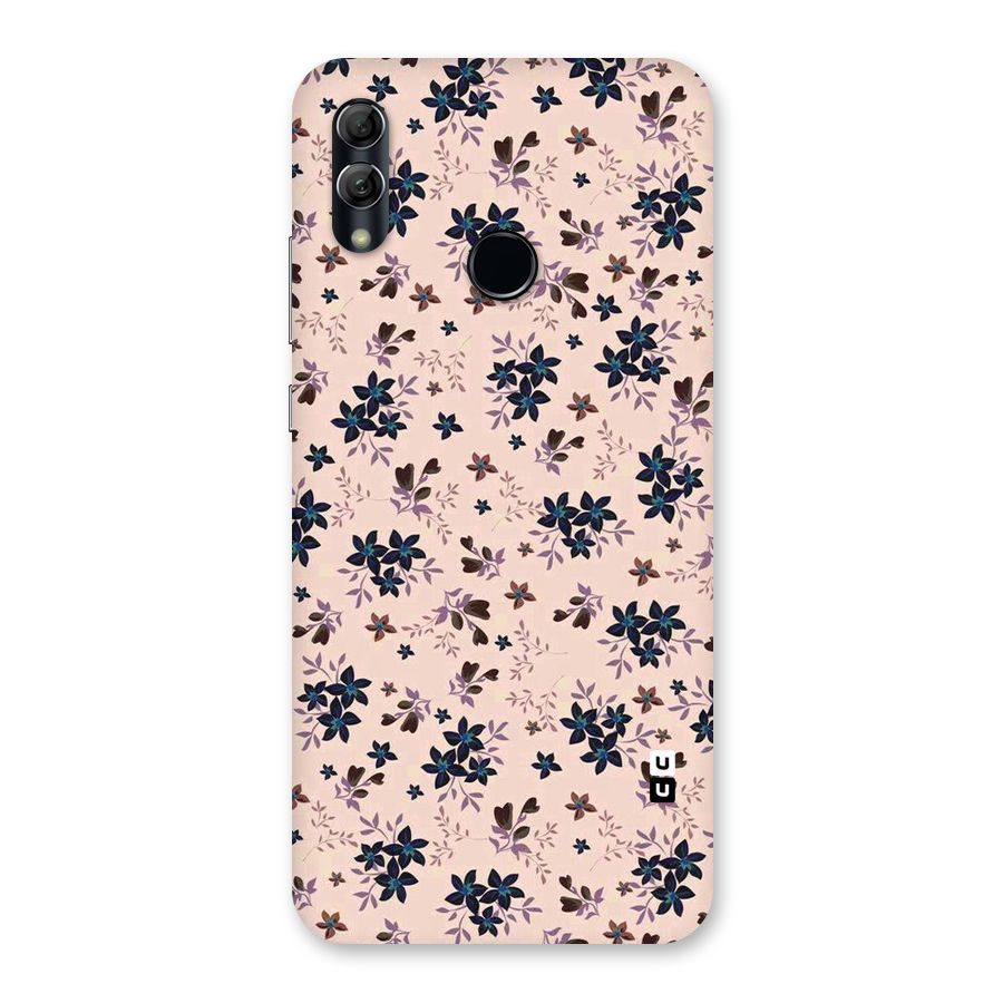 Blue Peach Floral Back Case for Honor 10 Lite