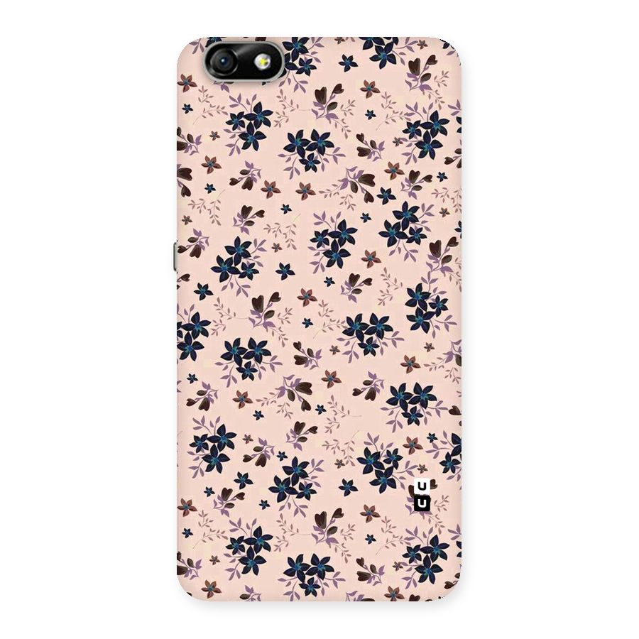 Blue Peach Floral Back Case for Honor 4X