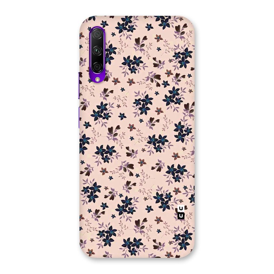 Blue Peach Floral Back Case for Honor 9X Pro
