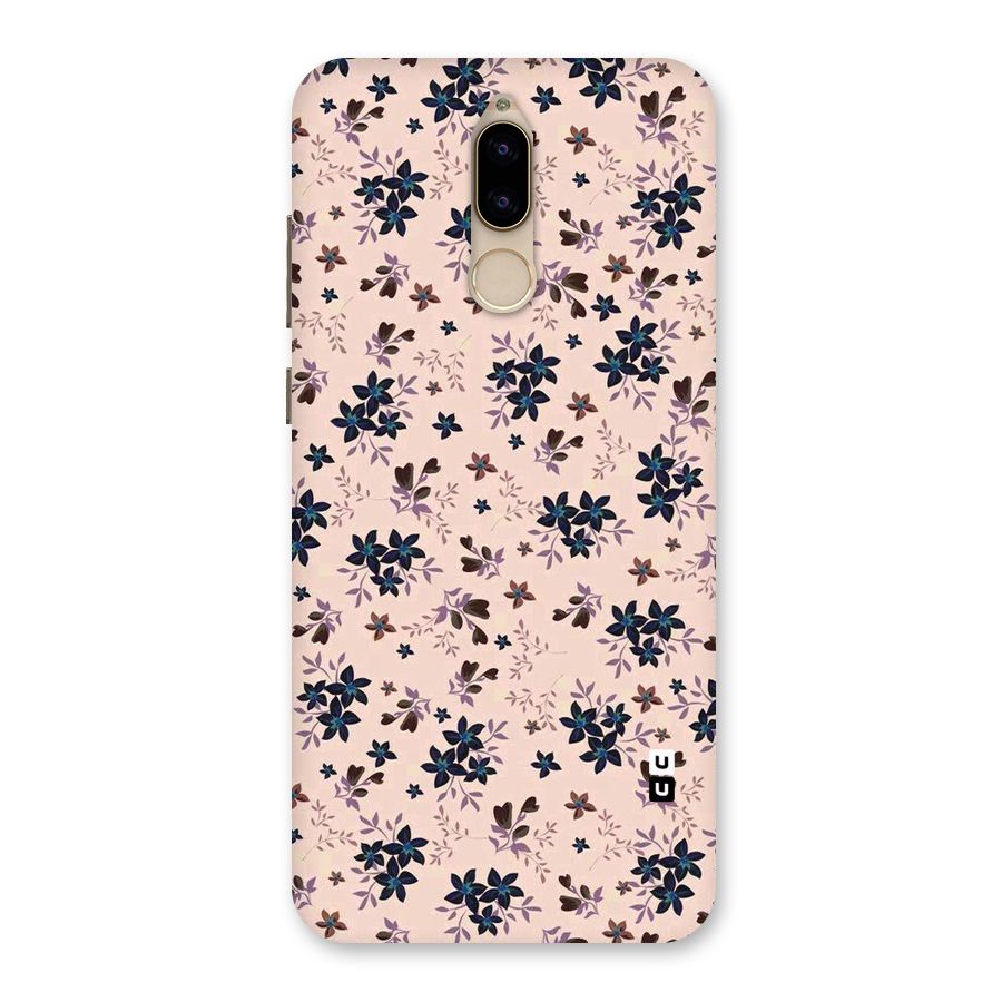 Blue Peach Floral Back Case for Honor 9i