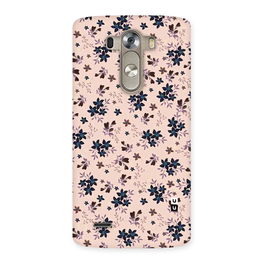 Blue Peach Floral Back Case for LG G3