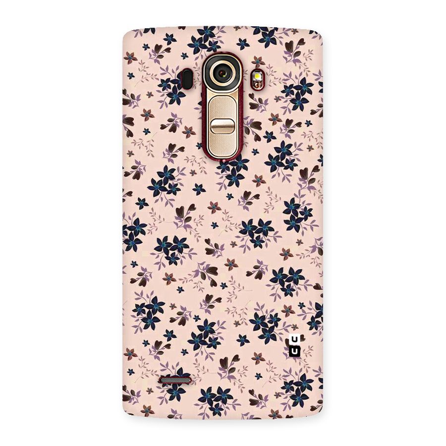 Blue Peach Floral Back Case for LG G4