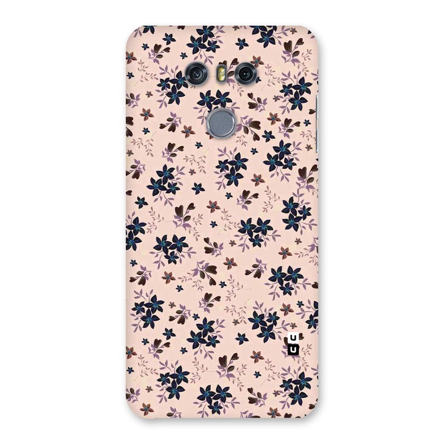 Blue Peach Floral Back Case for LG G6