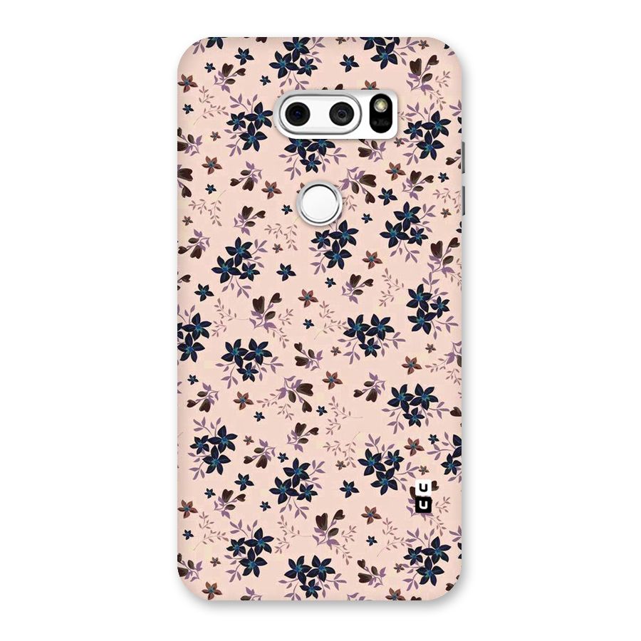 Blue Peach Floral Back Case for LG V30