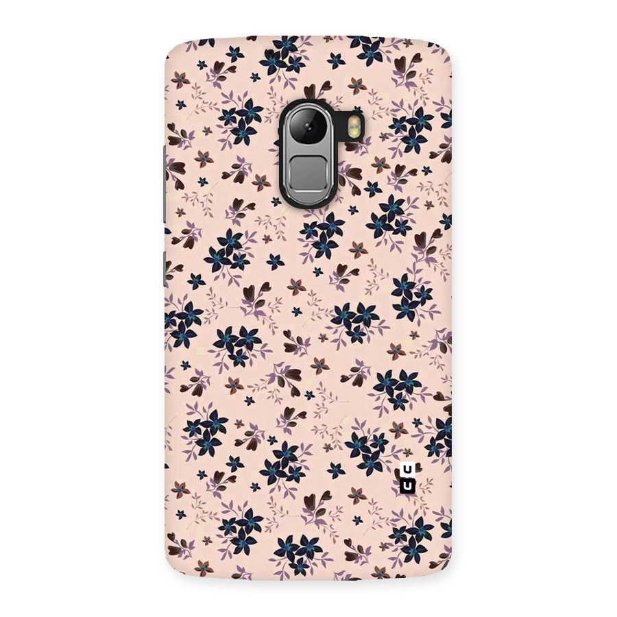 Blue Peach Floral Back Case for Lenovo K4 Note