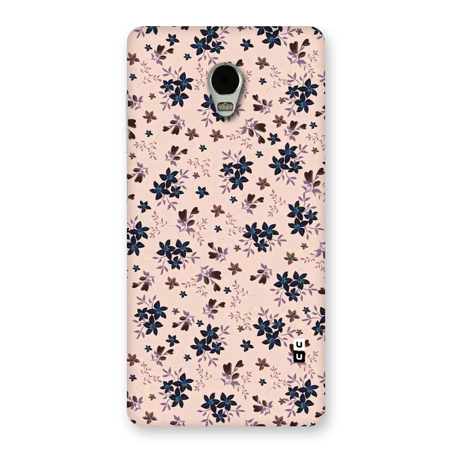 Blue Peach Floral Back Case for Lenovo Vibe P1