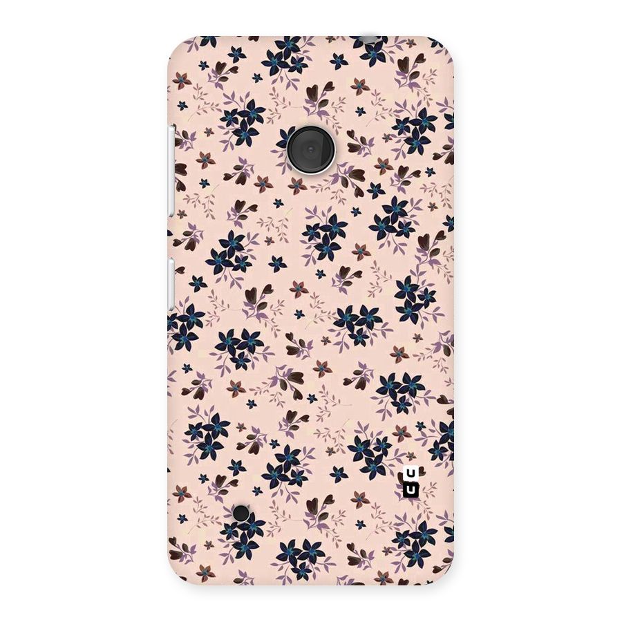Blue Peach Floral Back Case for Lumia 530