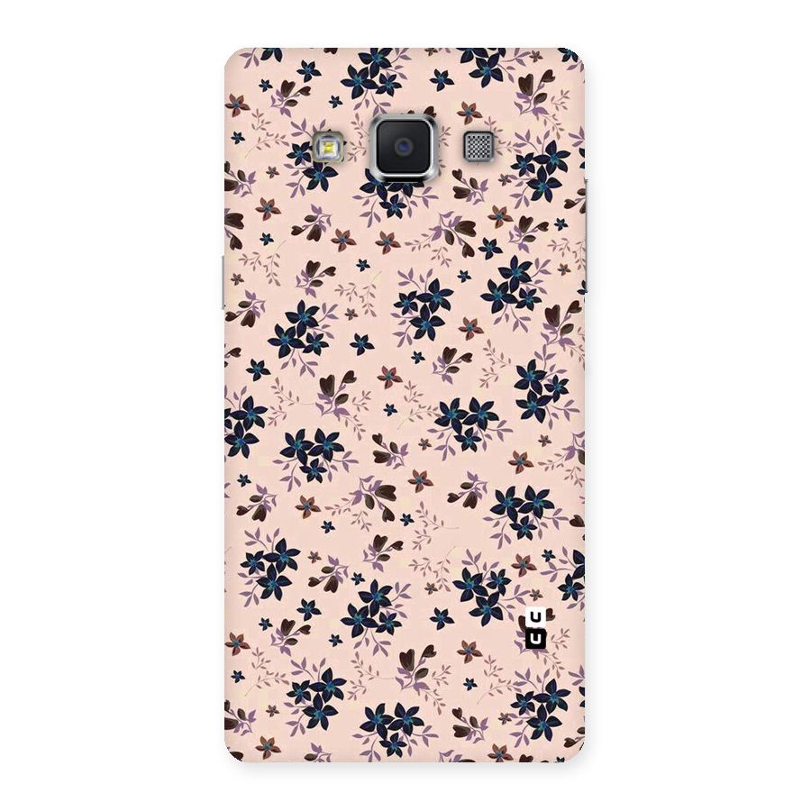 Blue Peach Floral Back Case for Samsung Galaxy A5