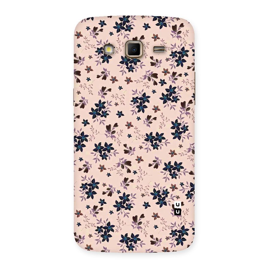 Blue Peach Floral Back Case for Samsung Galaxy Grand 2
