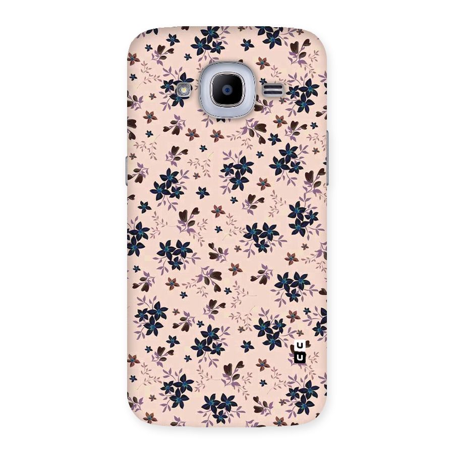 Blue Peach Floral Back Case for Samsung Galaxy J2 Pro