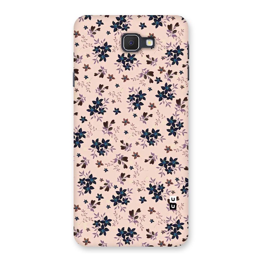Blue Peach Floral Back Case for Samsung Galaxy J7 Prime