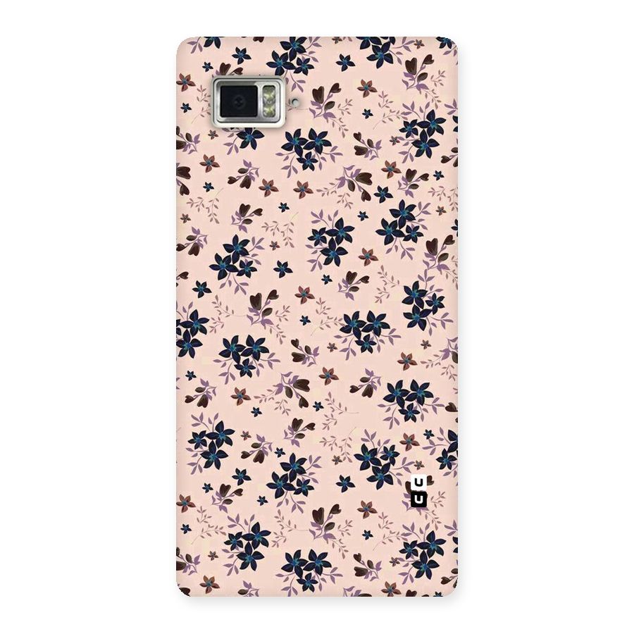 Blue Peach Floral Back Case for Vibe Z2 Pro K920