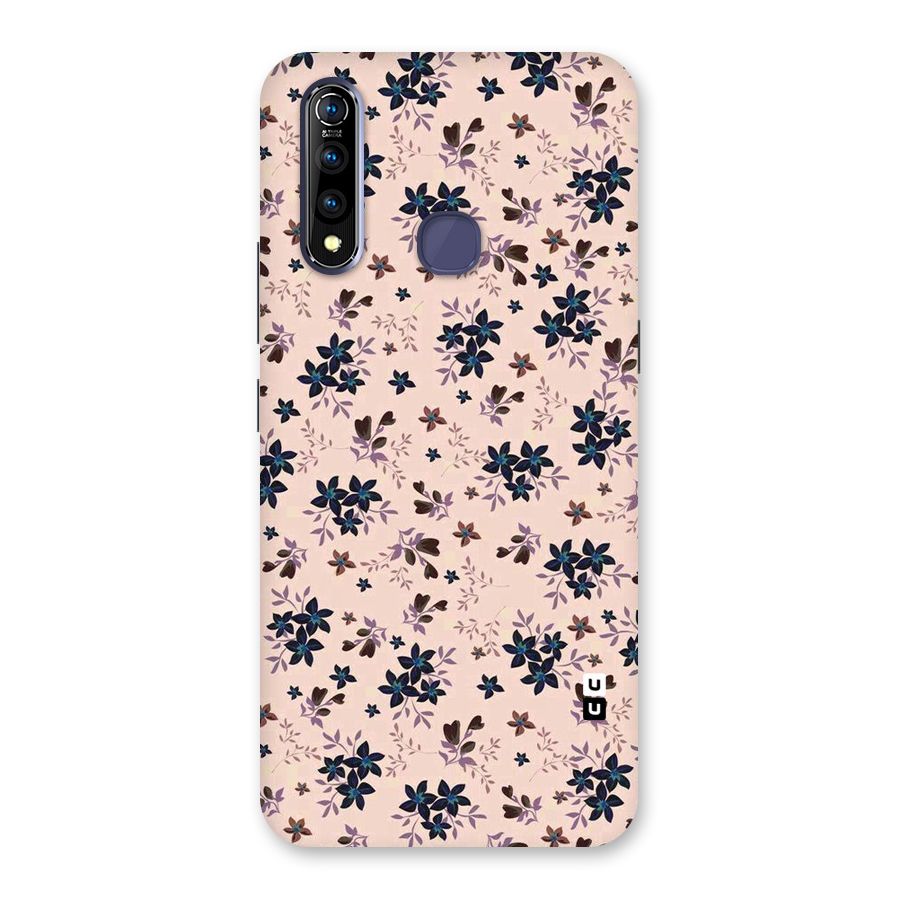 Blue Peach Floral Back Case for Vivo Z1 Pro