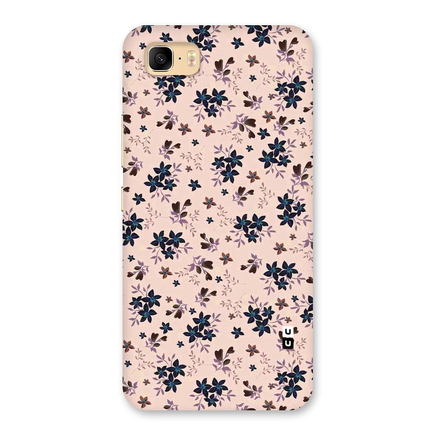 Blue Peach Floral Back Case for Zenfone 3s Max