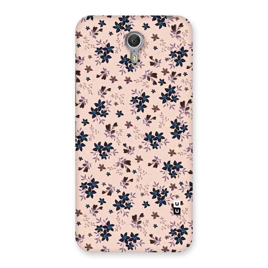 Blue Peach Floral Back Case for Zuk Z1