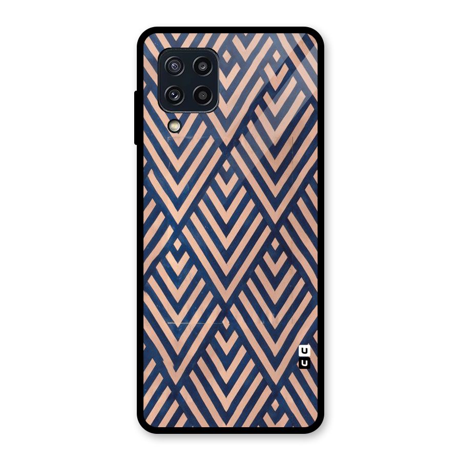 Blue Peach Glass Back Case for Galaxy M32