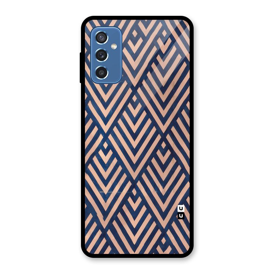 Blue Peach Glass Back Case for Galaxy M52 5G