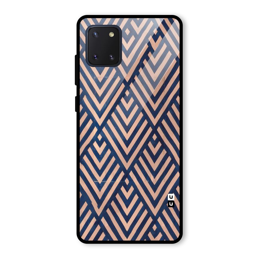 Blue Peach Glass Back Case for Galaxy Note 10 Lite