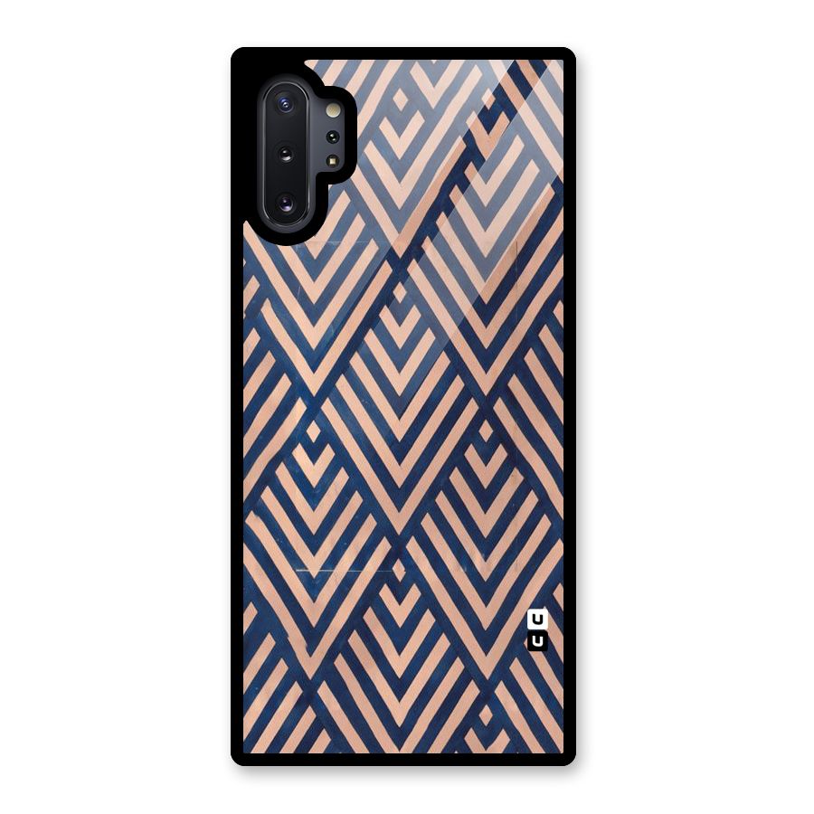 Blue Peach Glass Back Case for Galaxy Note 10 Plus