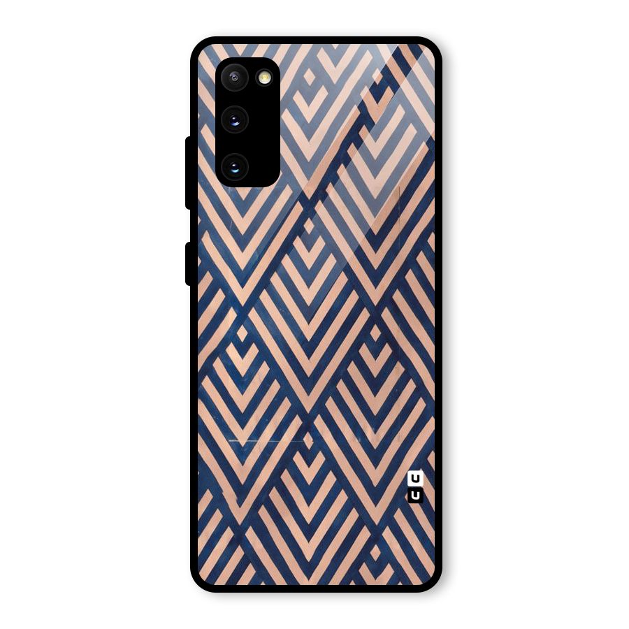 Blue Peach Glass Back Case for Galaxy S20 FE 5G