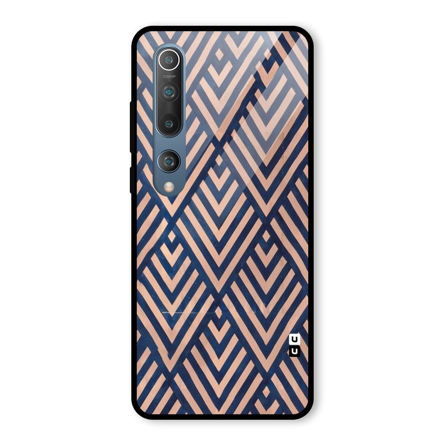 Blue Peach Glass Back Case for Mi 10