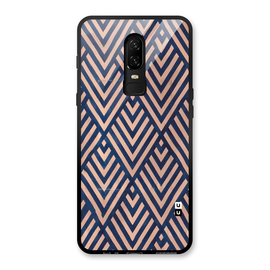 Blue Peach Glass Back Case for OnePlus 6