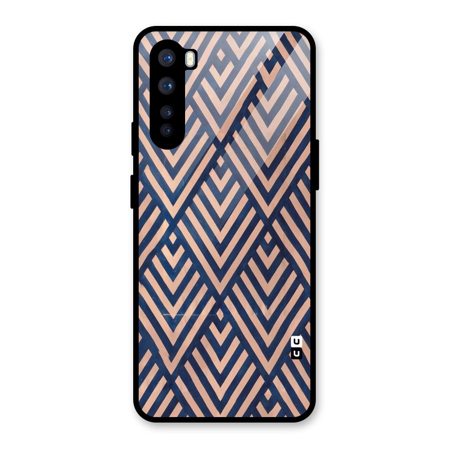 Blue Peach Glass Back Case for OnePlus Nord