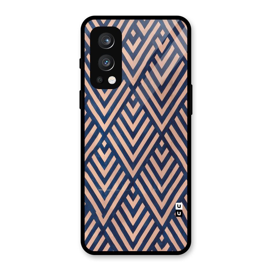 Blue Peach Glass Back Case for OnePlus Nord 2 5G