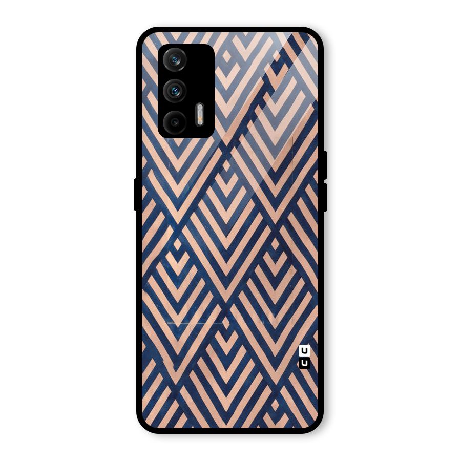 Blue Peach Glass Back Case for Realme GT 5G