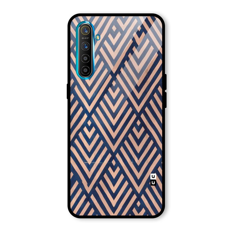 Blue Peach Glass Back Case for Realme X2