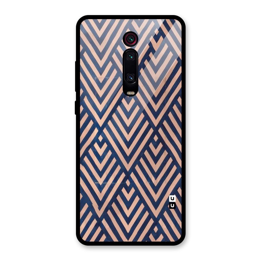 Blue Peach Glass Back Case for Redmi K20 Pro