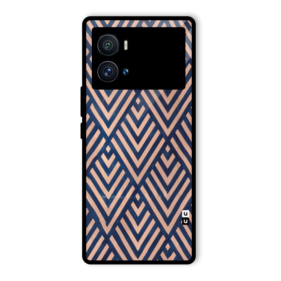Blue Peach Glass Back Case for Vivo iQOO 9 Pro