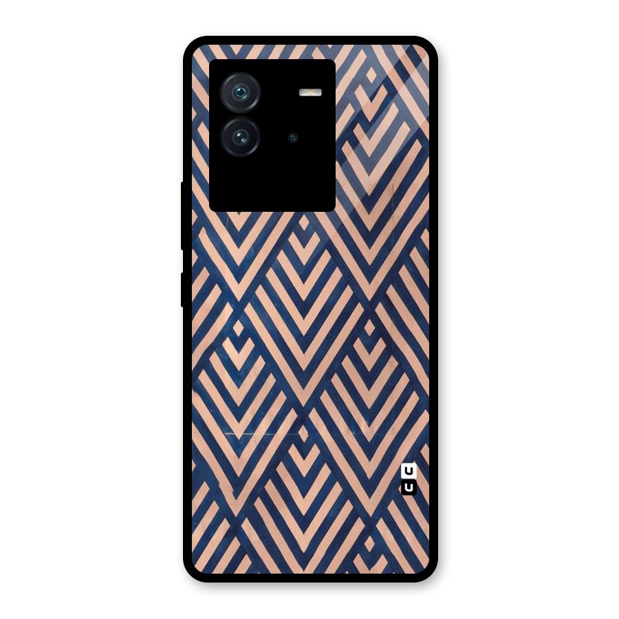 Blue Peach Glass Back Case for Vivo iQOO Neo 6 5G