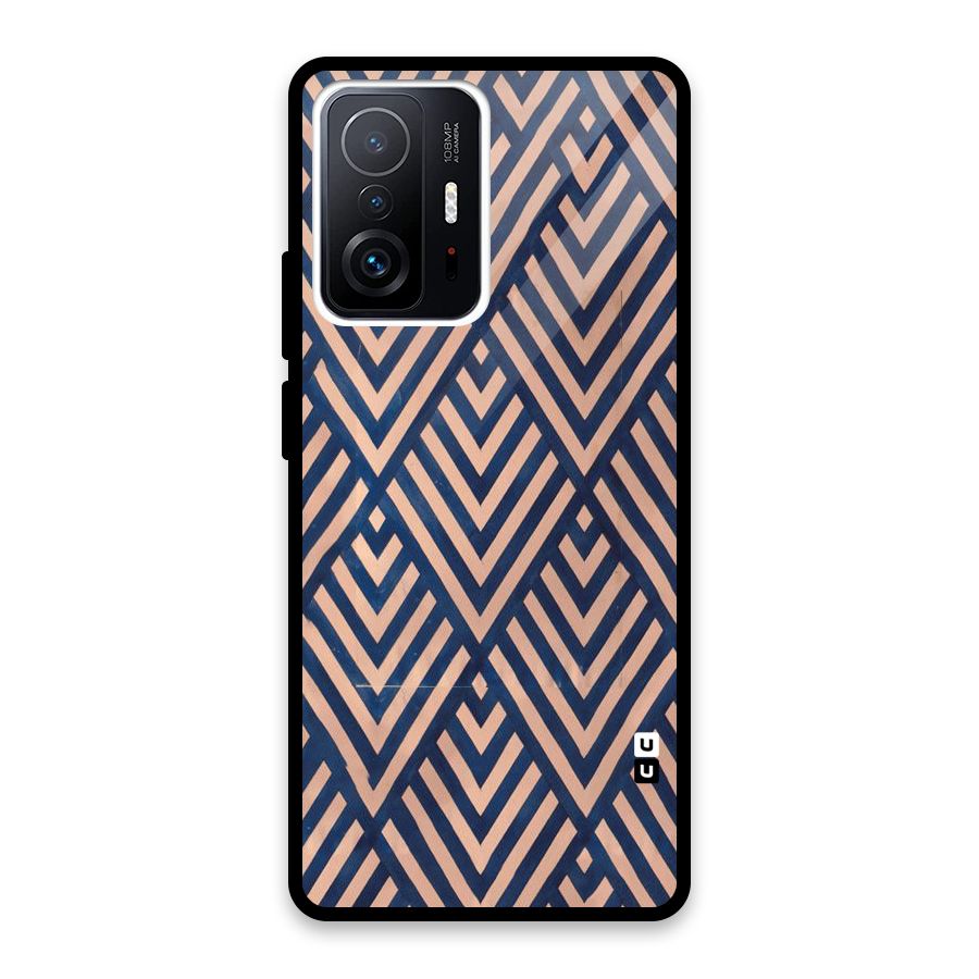 Blue Peach Glass Back Case for Xiaomi 11T Pro