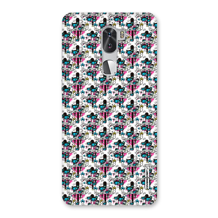 Blue Pink Pattern Back Case for Coolpad Cool 1