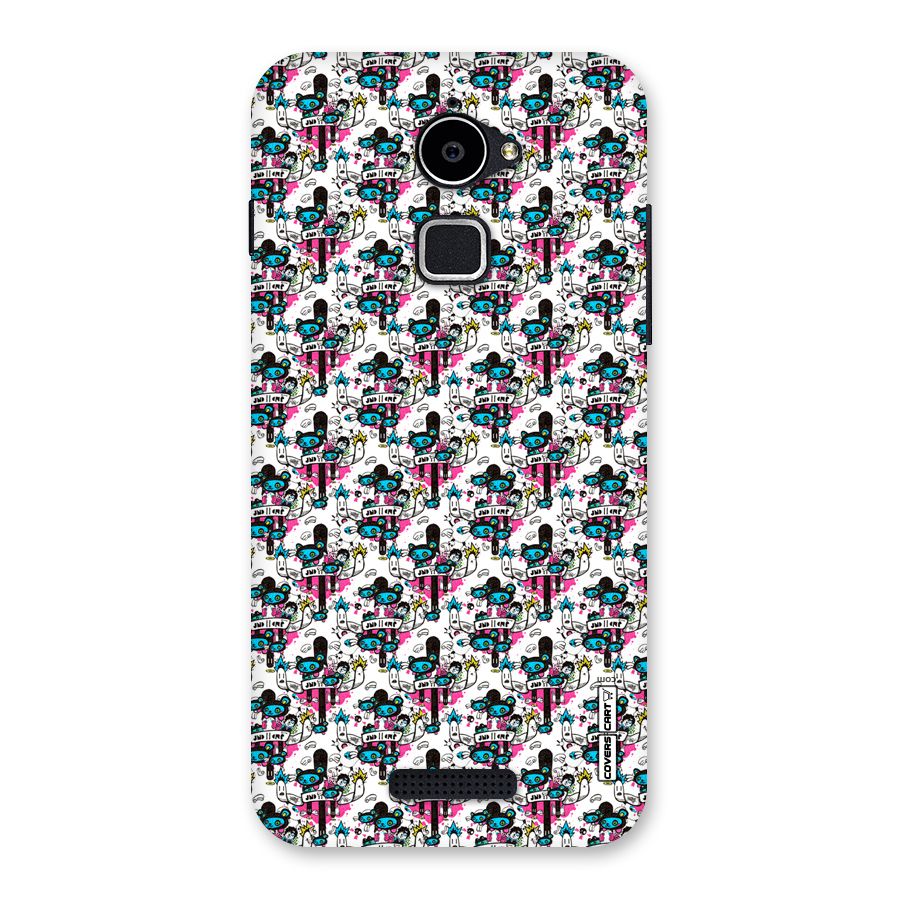 Blue Pink Pattern Back Case for Coolpad Note 3 Lite