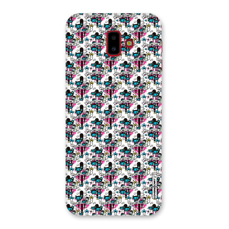Blue Pink Pattern Back Case for Galaxy J6 Plus