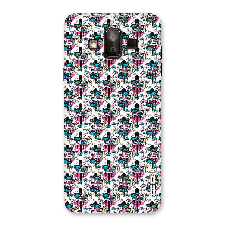 Blue Pink Pattern Back Case for Galaxy J7 Duo