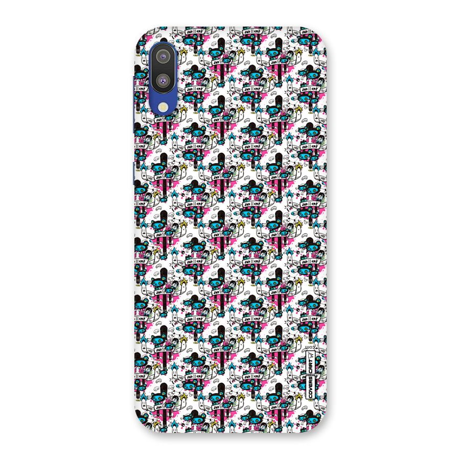 Blue Pink Pattern Back Case for Galaxy M10