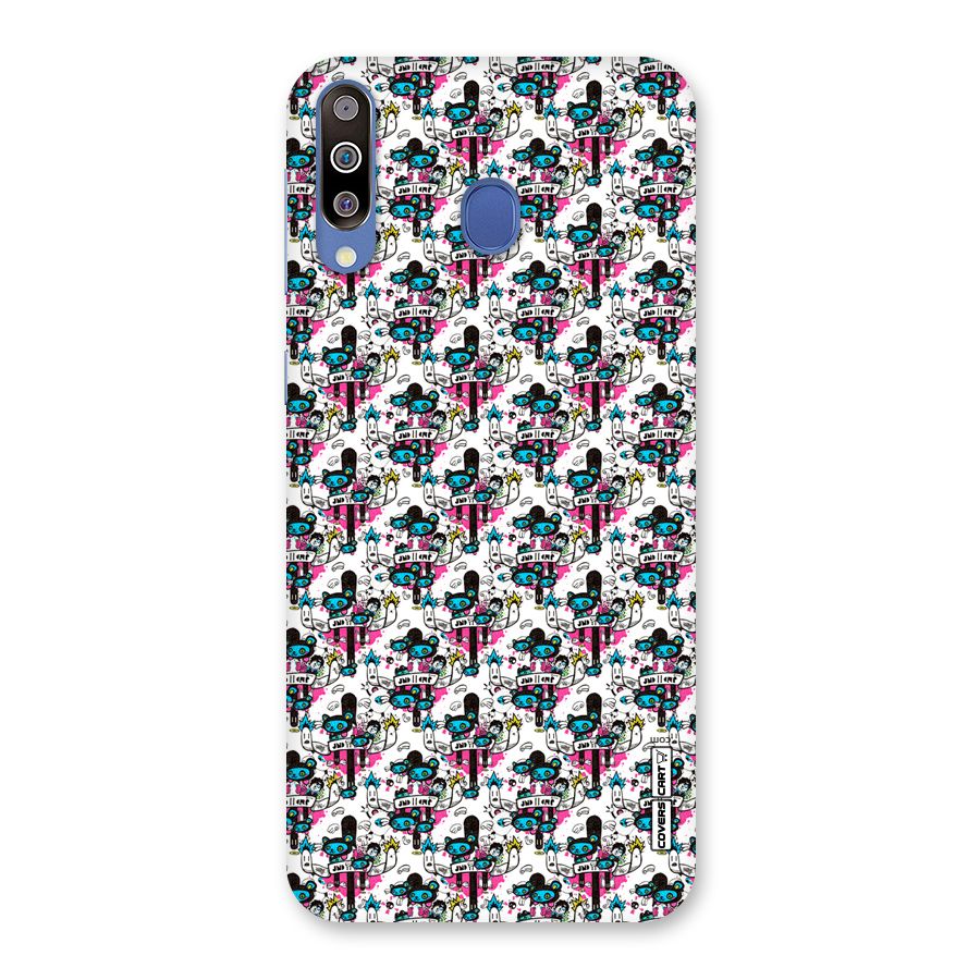 Blue Pink Pattern Back Case for Galaxy M30