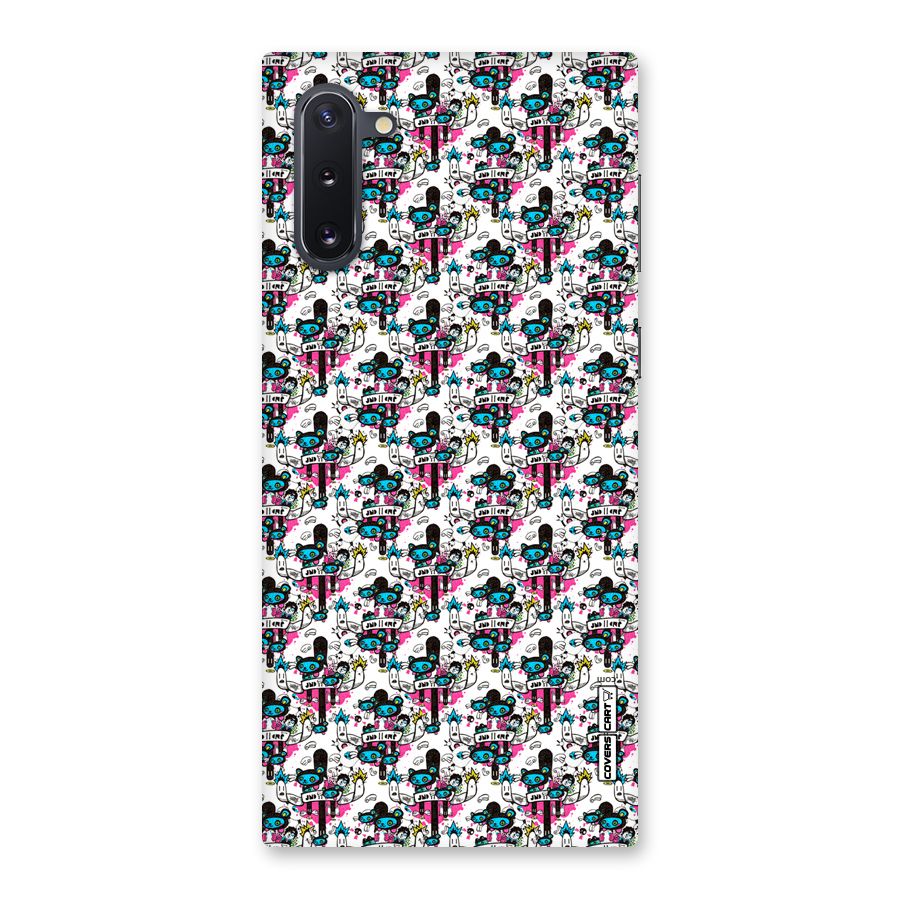 Blue Pink Pattern Back Case for Galaxy Note 10