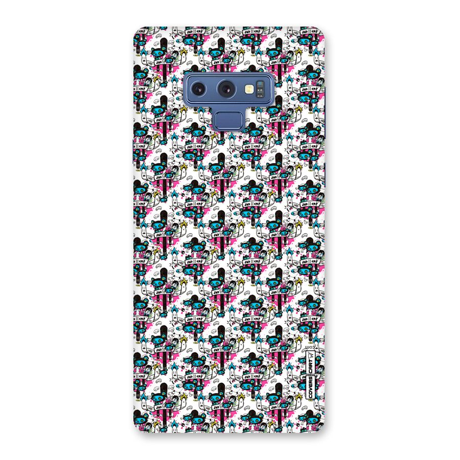 Blue Pink Pattern Back Case for Galaxy Note 9