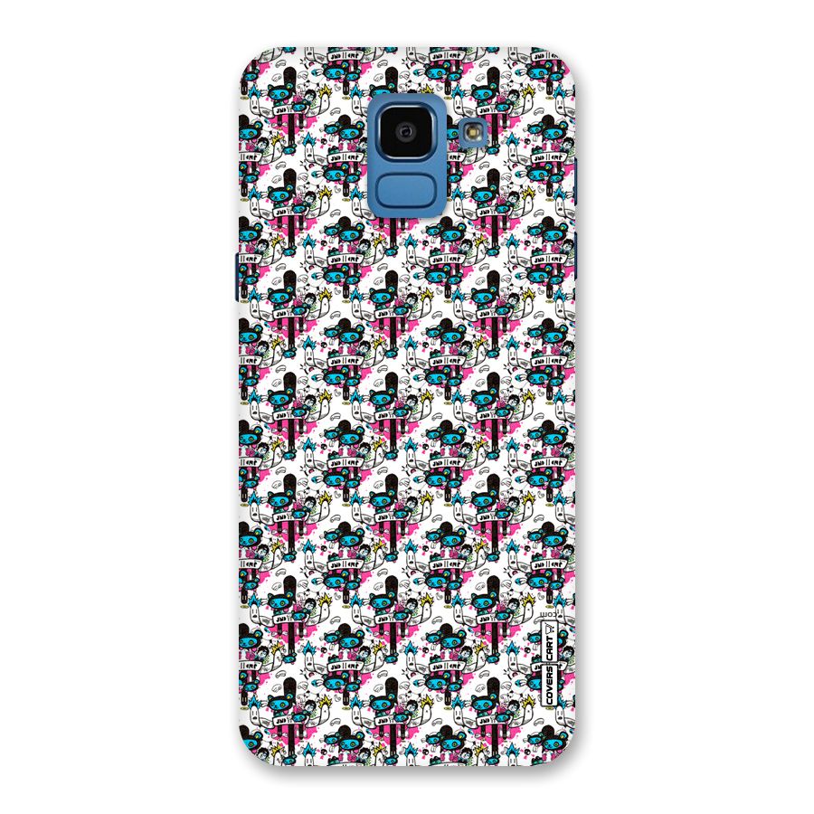 Blue Pink Pattern Back Case for Galaxy On6